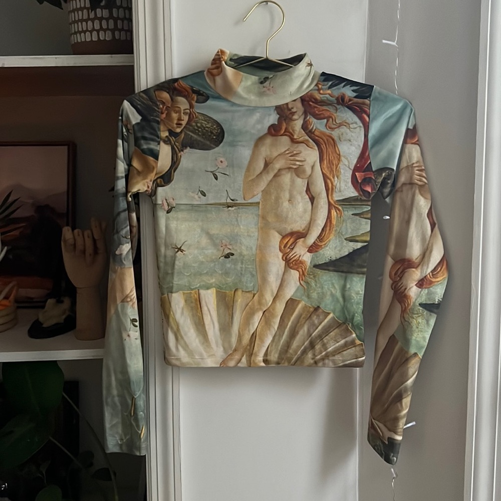 COPY - Minga London velvet painting top